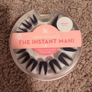 MUST BUNDLE - Navy and White Press-On Nails